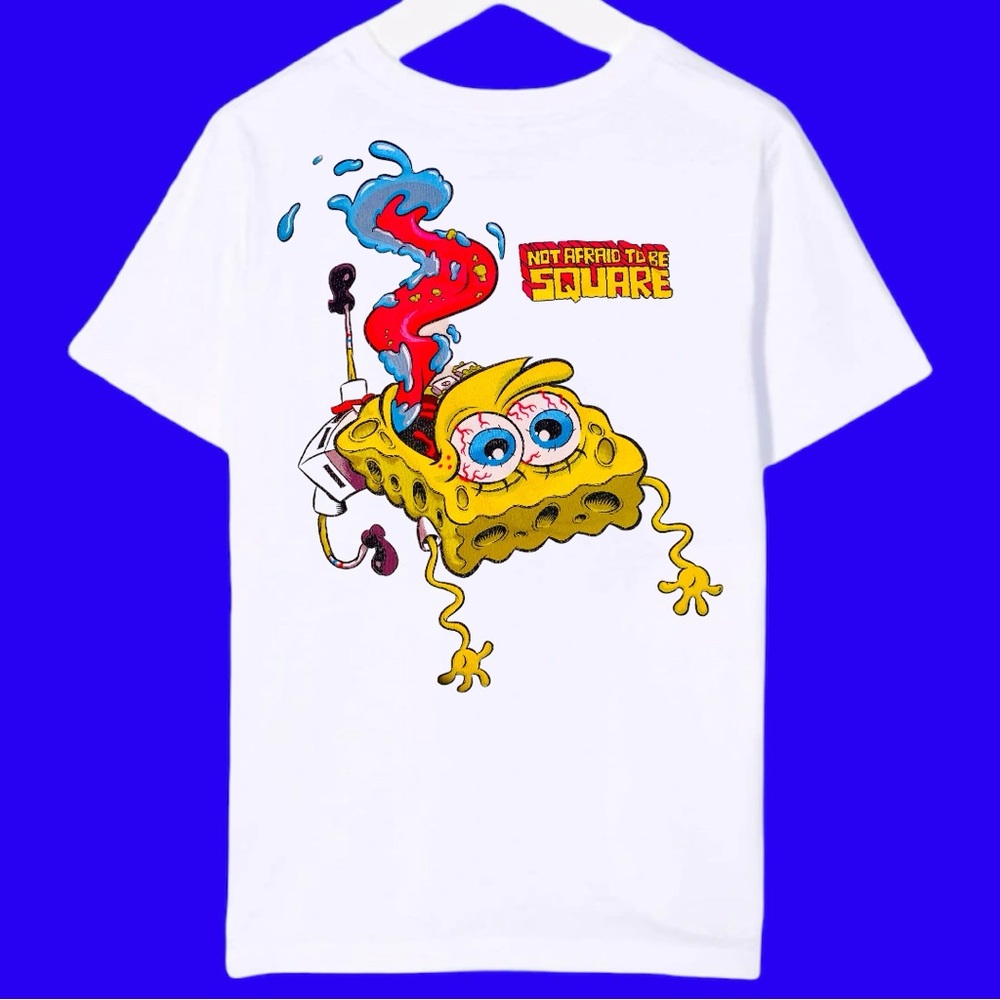 NWT Zara Graphic Tshirt Kids Shirt boys girls Tee Sponge Bob Square Pants Gift